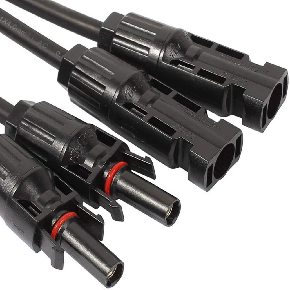 Eco-Worthy 12AWG 1 Pair Solar MC4 Y Parallel Branch Connectors | MFF&FMM Pair - Image 3