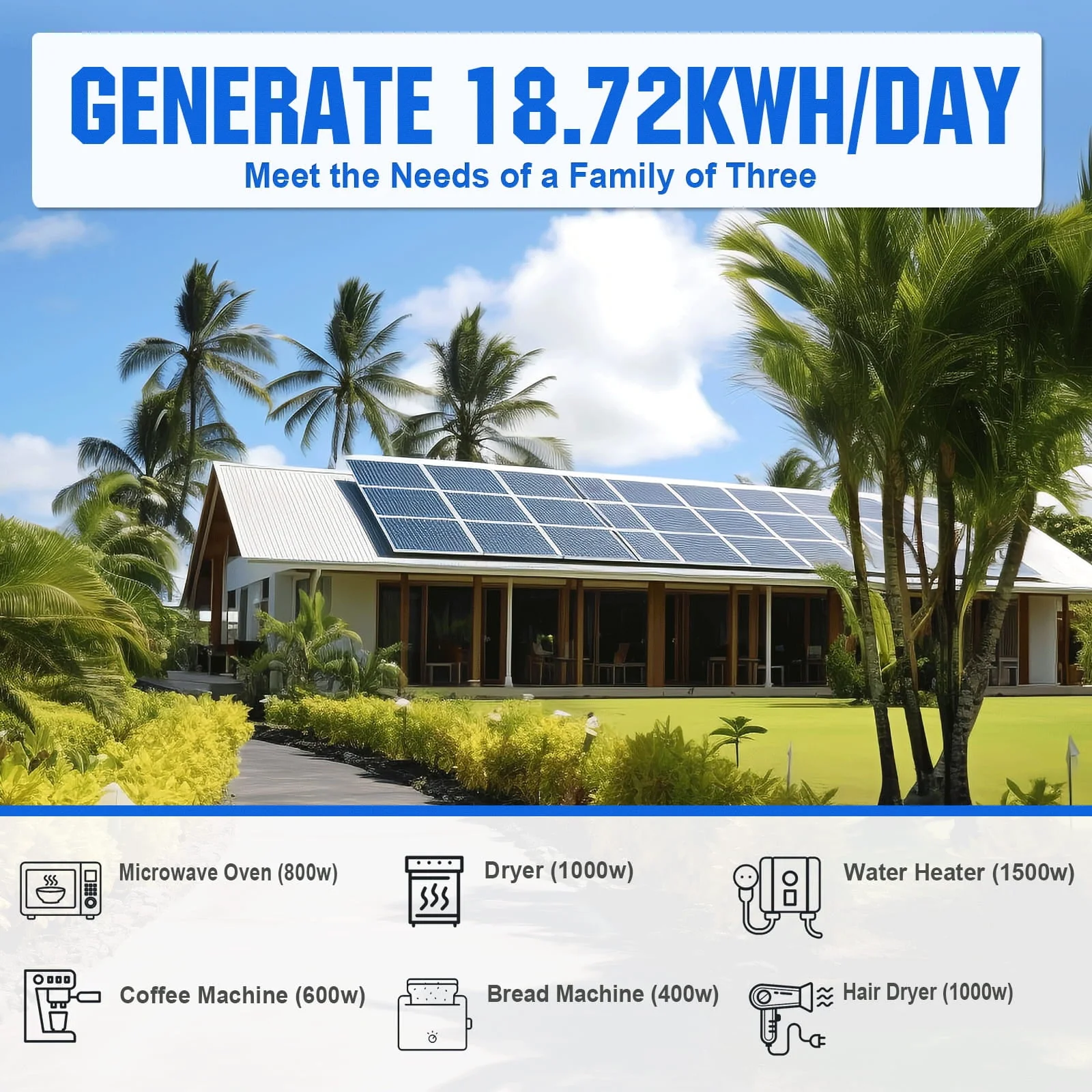 Eco-Worthy 10kW Complete Off-grid Solar Power Kit | 4680W PV Input | 120VAC/240VAC Split Phase Output | 20.48kWh Battery Capacity - Image 10