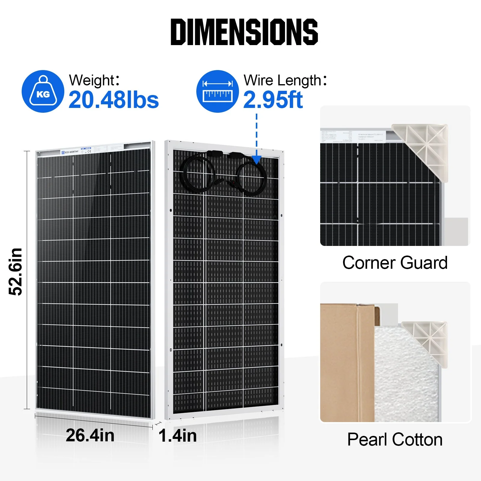 Bifacial 195W 12V Monocrystalline Solar Panel - Image 4