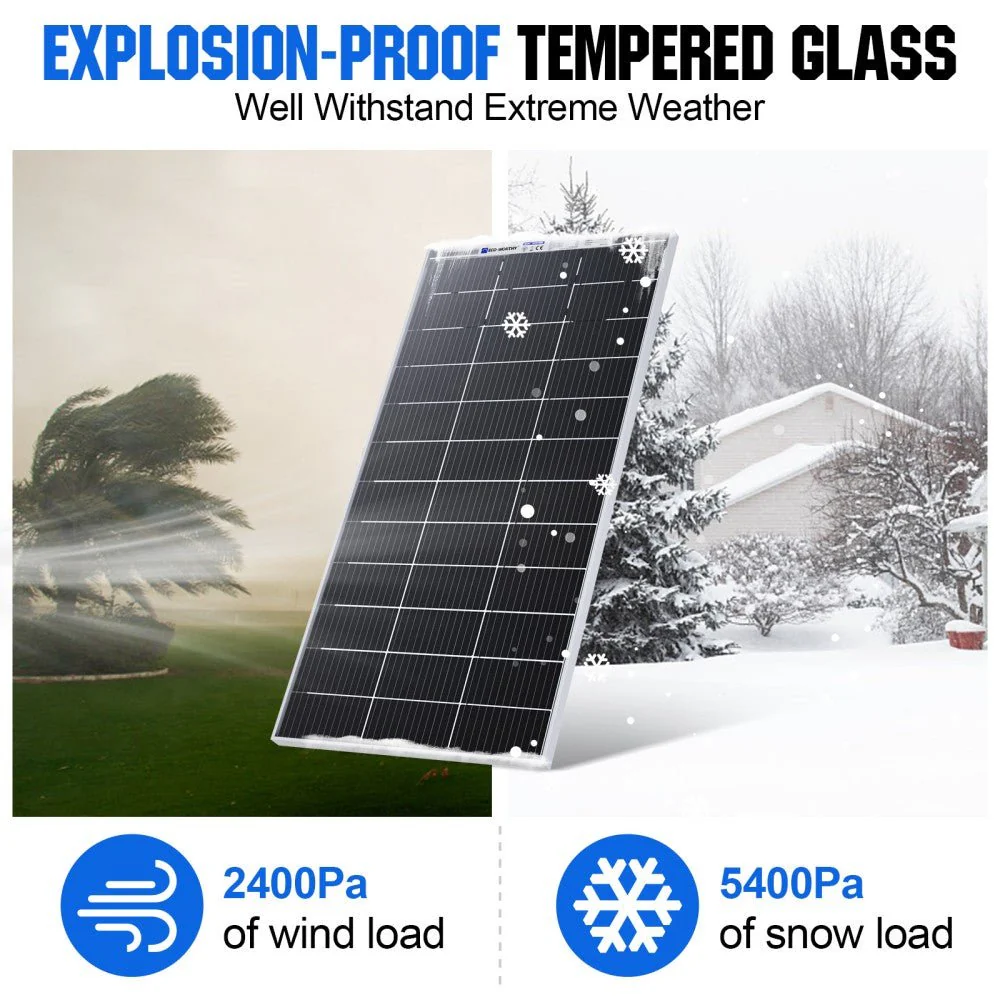 Bifacial 195W 12V Monocrystalline Solar Panel - Image 7