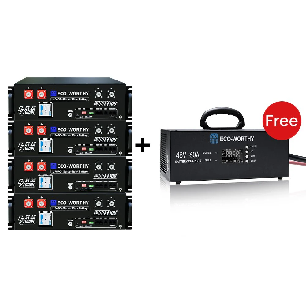 Eco-Worthy Cubix100 | 48V 100Ah LiFePO4 Server Rack Battery | UL9540 | UL1973 | UL9540A | CEC Listed - Image 14