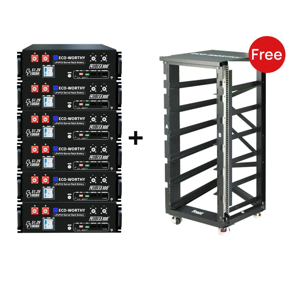 Eco-Worthy Cubix100 | 48V 100Ah LiFePO4 Server Rack Battery | UL9540 | UL1973 | UL9540A | CEC Listed - Image 15