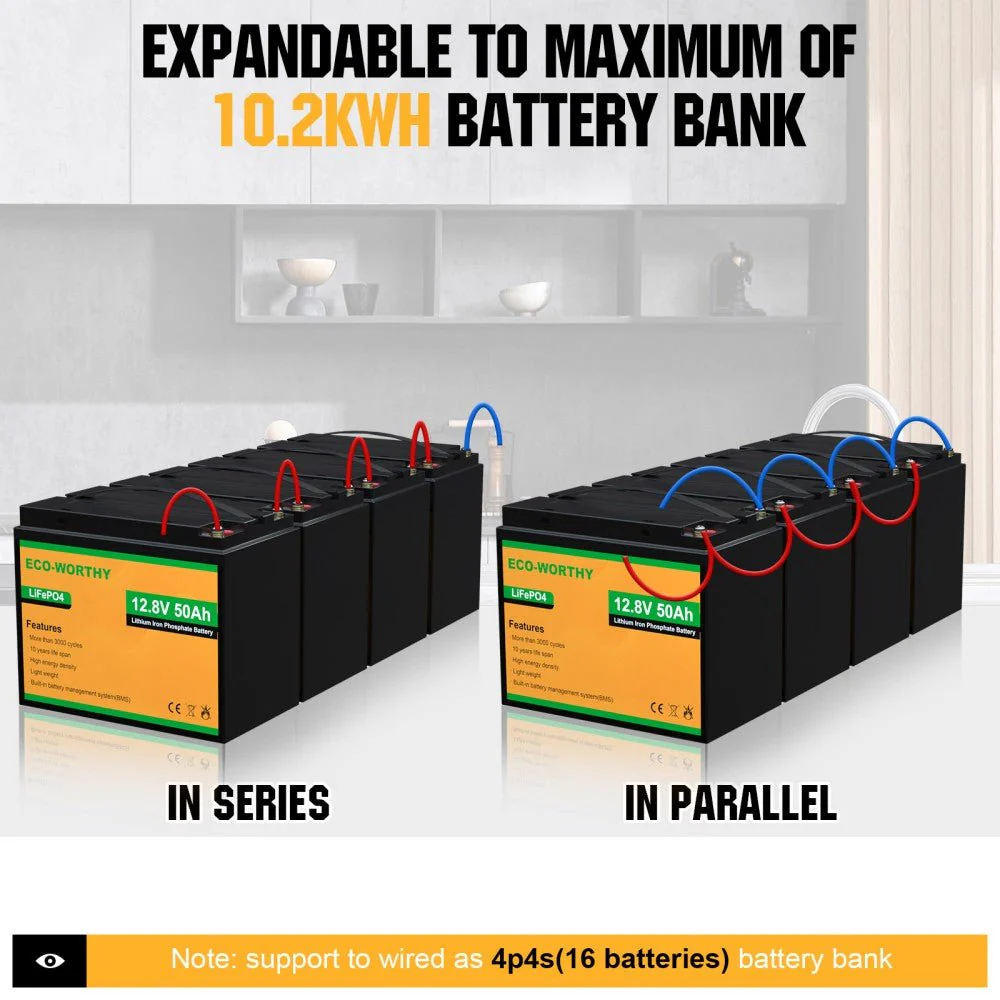 LiFePO4 12V 50Ah Lithium Iron Phosphate Battery (Refurbished-Original Packaging) - Image 5